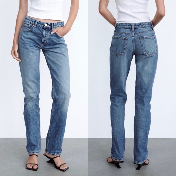 Zara Denim - Zara Straight Leg Full Length Jeans